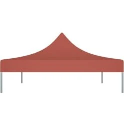 Toit De Tente De Réception 4x3 M Terre Cuite 270 G/m² VidaXL -Promos Garde Plante Boutique 29845273 4