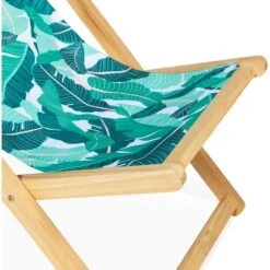 Lot De 2 Chaises Longues Pliantes Chilienne Bois Toile Tropicale 9 Lot De 2 Chaises Longues Pliantes Chilienne Bois Toile Tropicale -Promos Garde Plante Boutique 30015891 3