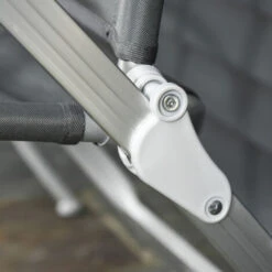 OUTSUNNY Chaise De Jardin Pliante Dossier Haut Inclinable Multipositions Accoudoirs Tétière Alu. Oxford Déperlant Gris 11 OUTSUNNY Chaise De Jardin Pliante Dossier Haut Inclinable Multipositions Accoudoirs Tétière Alu. Oxford Déperlant Gris -Promos Garde Plante Boutique 30016515 5