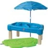 Step2 Cascading Cove Table De Jeu Sable Et Eau Enfant Avec Parasol Table De Jeu à Eau Pour Le Jardin -Promos Garde Plante Boutique 30160389 1