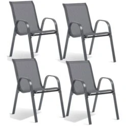 Chaises De Jardin Textilène - X 4