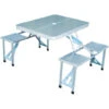 HOMCOM Table De Camping Pique-nique Pliante Aluminium 4 Places En Valise -Promos Garde Plante Boutique 30469436 1