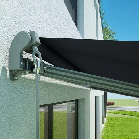 Store Banne Manuel 3x2m TAMPA Gris Aluminium 295 X 200 X 14,2 Cm 7 Store Banne Manuel 3x2m TAMPA Gris Aluminium 295 X 200 X 14,2 Cm – Image 5