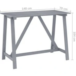 Ensemble De Bar D'extérieur 5 Pcs Gris Bois D'acacia Massif VidaXL 9 Ensemble De Bar D'extérieur 5 Pcs Gris Bois D'acacia Massif VidaXL -Promos Garde Plante Boutique 30819824 3