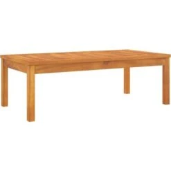 Table Basse 100x50x33 Cm Bois D'acacia Solide VidaXL