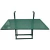 ALINDA - Table De Balcon Pliable Verte Rectangulaire -Promos Garde Plante Boutique 31463713 1