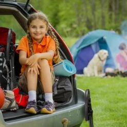 Relaxdays Tabouret De Jardin Lot De 2 BASTIAN Pliant Plastique Optique Rotin Balcon Terrasse Rond Résistant HxlxP: 45 X 32,5 X 29 Cm, Noir -Promos Garde Plante Boutique 31791386 5