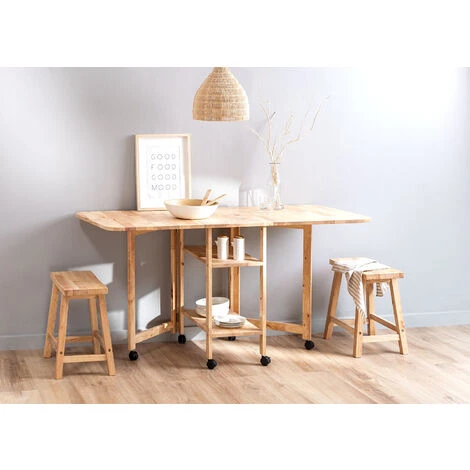 Table Pliante Rectangulaire En Bois (155x60 Cm) Arlan SKLUM 4 Table Pliante Rectangulaire En Bois (155x60 Cm) Arlan SKLUM – Image 2