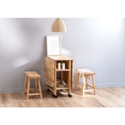 Table Pliante Rectangulaire En Bois (155x60 Cm) Arlan SKLUM 9 Table Pliante Rectangulaire En Bois (155x60 Cm) Arlan SKLUM -Promos Garde Plante Boutique 32601889 3