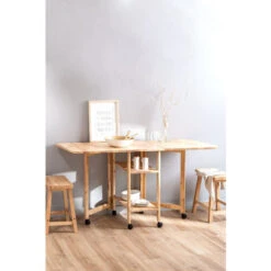 Table Pliante Rectangulaire En Bois (155x60 Cm) Arlan SKLUM 10 Table Pliante Rectangulaire En Bois (155x60 Cm) Arlan SKLUM -Promos Garde Plante Boutique 32601889 4
