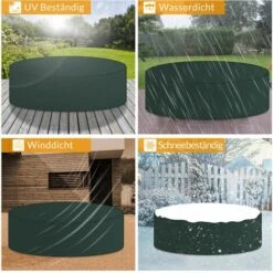 Bâche De Protection Kingsleeve Pour Salon De Jardin En Polyéthylène Résistante Aux UV Et Aux Déchirures Sonneninsel Rund 236x67cm (de) 9 Bâche De Protection Kingsleeve Pour Salon De Jardin En Polyéthylène Résistante Aux UV Et Aux Déchirures Sonneninsel Rund 236x67cm (de) -Promos Garde Plante Boutique 32734872 3