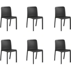 Grana: Pack De 6 Chaises Design Blanches