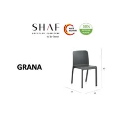 Grana: Pack De 6 Chaises Design Blanches -Promos Garde Plante Boutique 33267725 4