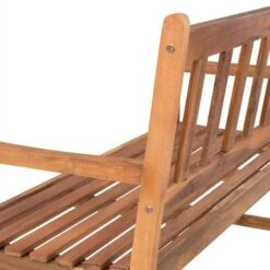 Banc De Jardin 2 Places En Bois D'acacia Massif 118 X 57 X 91 Cm Huilé -Promos Garde Plante Boutique 33353750 3