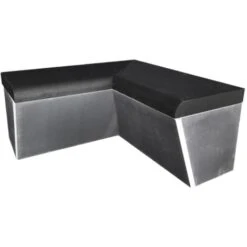 Banc Arrondi Avec Angle 2x1000 Mm X 470 Mm Prêt à Carreler En XPS à Assembler Pour Hammam Salle De Bain -Promos Garde Plante Boutique 33374417 3