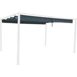 Toile De Toit Pour La Tonnelle Palmeira 4 X 3 M Ardoise