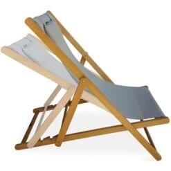 Chiliennes Bois - Creus - 2 Transats En Bois D'Eucalyptus Huilé Avec Coussin Repose-tête Gris Taupe 9 Chiliennes Bois - Creus - 2 Transats En Bois D'Eucalyptus Huilé Avec Coussin Repose-tête Gris Taupe -Promos Garde Plante Boutique 3426434 3