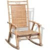 Chaise à Bascule En Bambou VidaXL 2 Chaise à Bascule En Bambou VidaXL -Promos Garde Plante Boutique 3426570 1