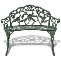 Banc De Jardin 100 Cm Aluminium Coulé Vert VidaXL 7 Banc De Jardin 100 Cm Aluminium Coulé Vert VidaXL -Promos Garde Plante Boutique 3463822 2