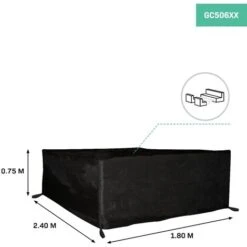 Housse Pour Lounge De Jardin M - 240X180X75CM – Imperméable -Promos Garde Plante Boutique 34645245 2