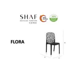Flora: Pack De 6 Chaises Design Blanches -Promos Garde Plante Boutique 35074707 4