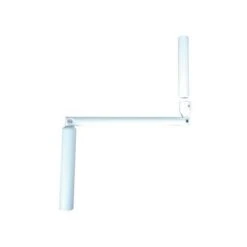 AFBAT Poignée Manivelle Acier Laqué, H.415 X L.20 X P.20 Mm