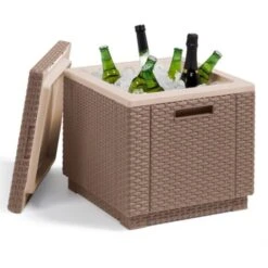 Glacière Ice Cube Cappuccino 223761 Keter 7 Glacière Ice Cube Cappuccino 223761 Keter -Promos Garde Plante Boutique 3532279 2