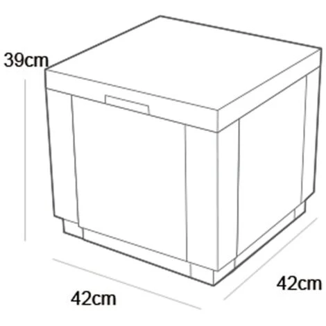 Glacière Ice Cube Cappuccino 223761 Keter 6 Glacière Ice Cube Cappuccino 223761 Keter – Image 4