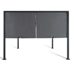 Pergola Coulissante 2 Pans 3x4 M Belvédère De Jardin Toile Gris Anthracite 11 Pergola Coulissante 2 Pans 3x4 M Belvédère De Jardin Toile Gris Anthracite -Promos Garde Plante Boutique 35838383 5