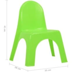 Ensemble De Table Et Chaises Pour Enfants PP VidaXL 9 Ensemble De Table Et Chaises Pour Enfants PP VidaXL -Promos Garde Plante Boutique 36028959 3