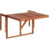 Table De Balcon Rabattable En Bois D'Acacia Foncé Pour Balustrade Idéal Pour Les Petits Espaces Extérieurs Beliani -Promos Garde Plante Boutique 37620962 1