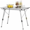 WOLTU Table De Camping Pliante En Aluminium.Table De Randonnée Pliable.Table De Pique-nique/Balcon.Hauteur Réglable.90x52.2x45-72 Cm -Promos Garde Plante Boutique 38233181 1