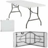 Homfa Table De Jardin Blanc Pliable 1807476cm Plastique Poignée De Transport Buffet Table Pliante Robuste Table Camping Salle à Manger 2 Homfa Table De Jardin Blanc Pliable 1807476cm Plastique Poignée De Transport Buffet Table Pliante Robuste Table Camping Salle à Manger -Promos Garde Plante Boutique 38942927 1
