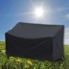 Housse Banc De Jardin,4 Places étanche Housse Banc De Jardin Couverture Imperméable De Meubles De Jardin,Anti-UV 210d Oxford Couverture Antipoussière Pour Banc Exterieu - (190x66x89cm) Noir GrooFoo -Promos Garde Plante Boutique 39345573 1