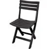 Chaise Pliante En Plastique Robuste - Anthracite - 042980640 -Promos Garde Plante Boutique 39891255 1