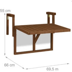 Relaxdays Table Repliable En Bois, à Suspendre, LxP : 60x45 Cm, Réglable En Hauteur, Rabattable, Marron Foncé 11 Relaxdays Table Repliable En Bois, à Suspendre, LxP : 60x45 Cm, Réglable En Hauteur, Rabattable, Marron Foncé -Promos Garde Plante Boutique 40317352 5