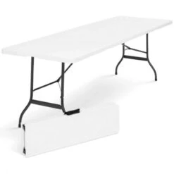 Table Pliante D'appoint Portable 180 CM Pour Camping Ou Réception -Promos Garde Plante Boutique 418925 4