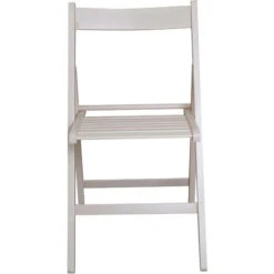Dmora Chaise Pliante Moderne En Bois, Pour Balcon Ou Jardin, Cm 42x48h79, Assise H Cm 47, Couleur Blanche, Avec Emballage Renforcé -Promos Garde Plante Boutique 42832873 3