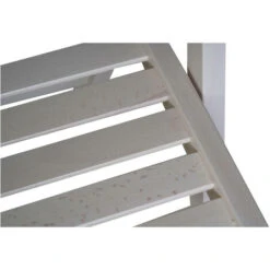 Dmora Chaise Pliante Moderne En Bois, Pour Balcon Ou Jardin, Cm 42x48h79, Assise H Cm 47, Couleur Blanche, Avec Emballage Renforcé -Promos Garde Plante Boutique 42832873 4