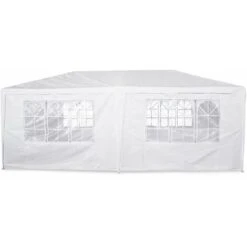 Tente De Réception 3x6m - Aginum - Blanc - à Utiliser Comme Pavillon. Pergola. Chapiteau Ou Tonnelle.