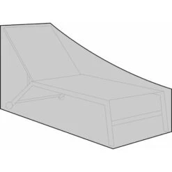 Housse De Chaise Noire - Housse Protection Salon Jardin 200x75x70cm - Housse Mobilier Jardin Pour Chaise Longue -Promos Garde Plante Boutique 45248149 3