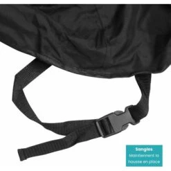 Housse De Chaise Noire - Housse Protection Salon Jardin 200x75x70cm - Housse Mobilier Jardin Pour Chaise Longue -Promos Garde Plante Boutique 45248149 5