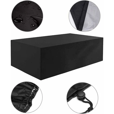 Housse De Protection Housse De Meuble Housse Salon De Jardin Bache Salon De Jardin, Housse Table De Jardin, Bache De Protection, Différentes Tailles 1709470CM 6 Housse De Protection Housse De Meuble Housse Salon De Jardin Bache Salon De Jardin, Housse Table De Jardin, Bache De Protection, Différentes Tailles 1709470CM – Image 4