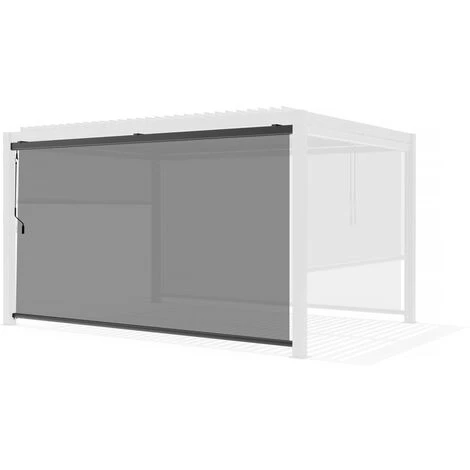 Store Enrouleur Pour Pergola - 370 X 210 Cm - Anthracite 3 Store Enrouleur Pour Pergola - 370 X 210 Cm - Anthracite