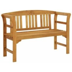 Banc De Jardin 114 Cm Bois D'acacia Solide VidaXL