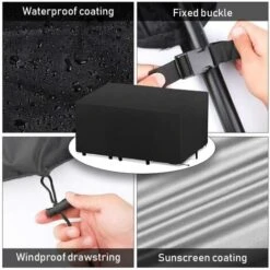 Housse Salon De Jardin 420D Oxford 242 162 100cm Housse De Protection Salon De Jardin Housse Table Jardin Bâche Salon -Promos Garde Plante Boutique 49860914 3