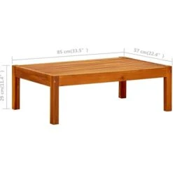 Table De Jardin 85x57x29 Cm Bois D'acacia Massif VidaXL 9 Table De Jardin 85x57x29 Cm Bois D'acacia Massif VidaXL -Promos Garde Plante Boutique 50396435 3