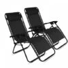 Lot De 2 Fauteuils Lounge En Acier Noir -Promos Garde Plante Boutique 51277124 1