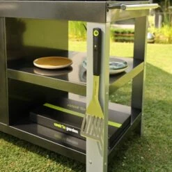 Desserte De Jardin - En Acier Pour Plancha / Barbecue - Avec Crédence, Étagère, Gris - Cook'In Garden 9 Desserte De Jardin - En Acier Pour Plancha / Barbecue - Avec Crédence, Étagère, Gris - Cook'In Garden -Promos Garde Plante Boutique 53293445 3