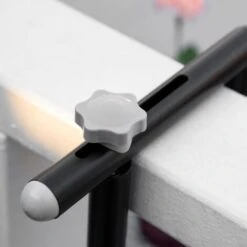 OUTSUNNY Table Suspendue De Balcon Pliable Dim. Plateau 60L X 40l Cm Hauteur Réglable 57-72H Cm Métal époxy Noir 11 OUTSUNNY Table Suspendue De Balcon Pliable Dim. Plateau 60L X 40l Cm Hauteur Réglable 57-72H Cm Métal époxy Noir -Promos Garde Plante Boutique 53829931 5